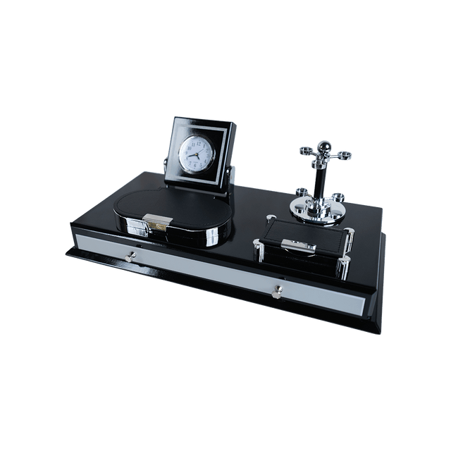 Luxury Black Office Desk Organizer - 27 - Office Empire