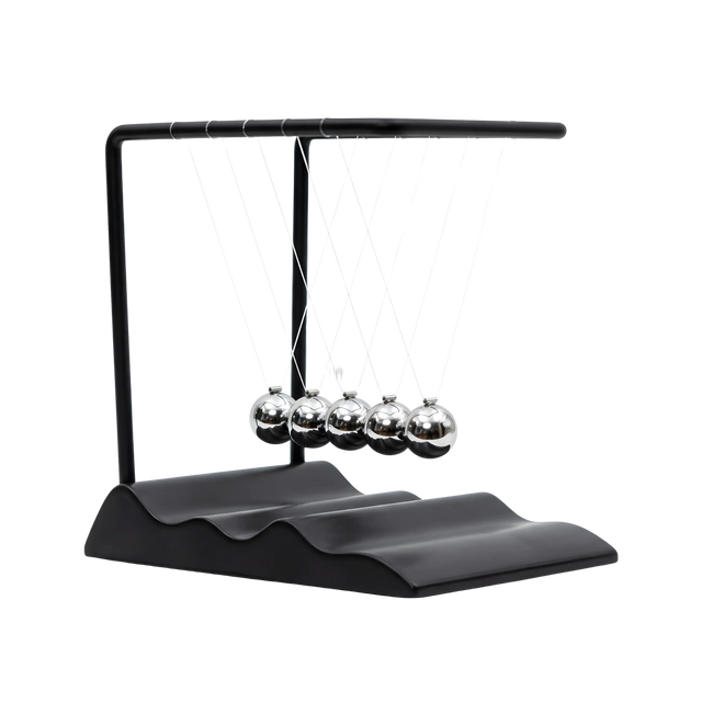 Wavy Base Newton’s Cradle - L5