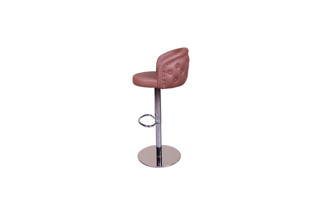 Premium Adjustable Bar Stool with Padded Backrest - 14-3