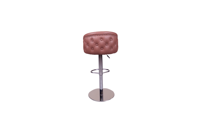 Premium Adjustable Bar Stool with Padded Backrest - 14-3