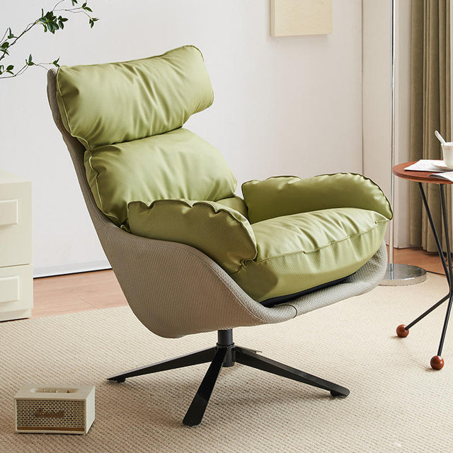 Modern Swivel Lounge Chair – Plush Cushion Comfort with Ergonomic Design - 131