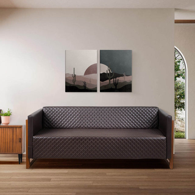 Sofa - Tuxedo BRN - Office Empire