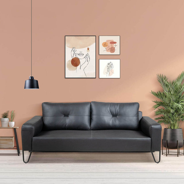 Sofa - T49 BLK - Office Empire
