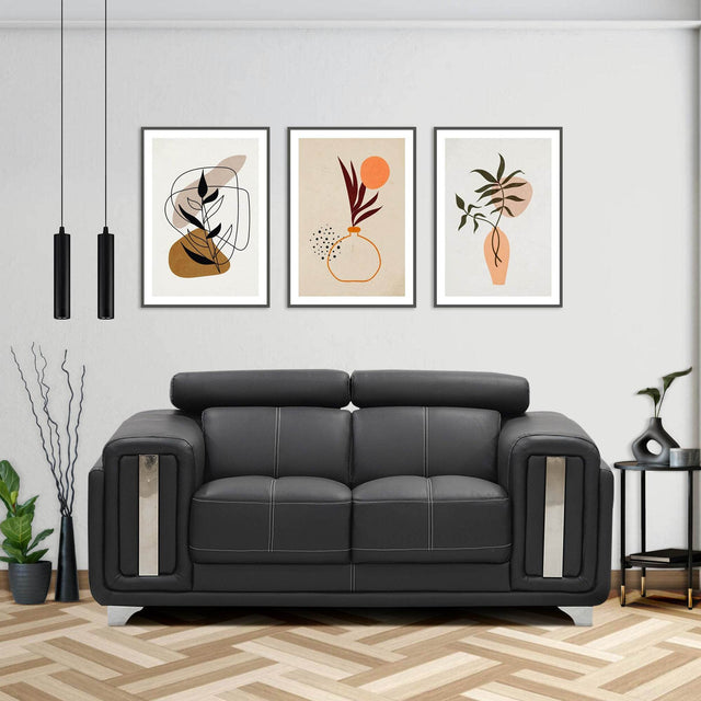 Sofa - 6030 BLK - Office Empire