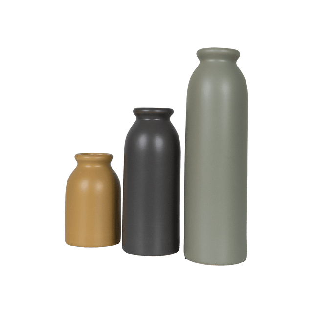 Modern Ceramic Color Block Vase Set - JYL2540 - Office Empire