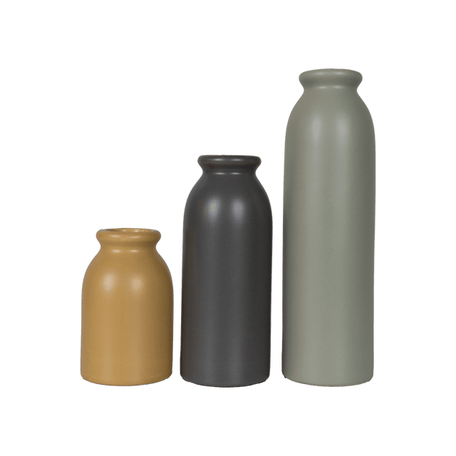 Modern Ceramic Color Block Vase Set - JYL2540 - Office Empire