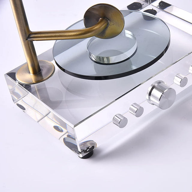 Crystal Retro Style Phonograph - Music Box Ornaments