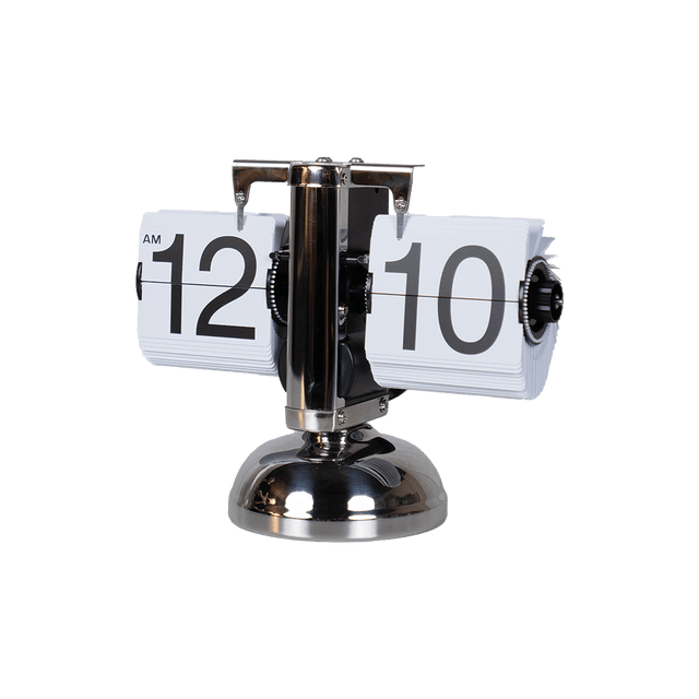 Retro Flip Clock – Classic Mechanical Table Clock - BL 15 - Office Empire