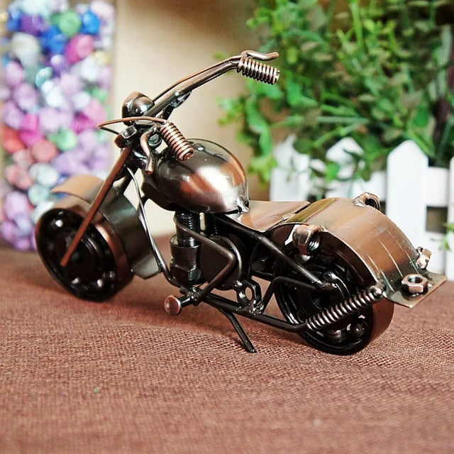 Vintage Metal Bike Showpiece for Decor
