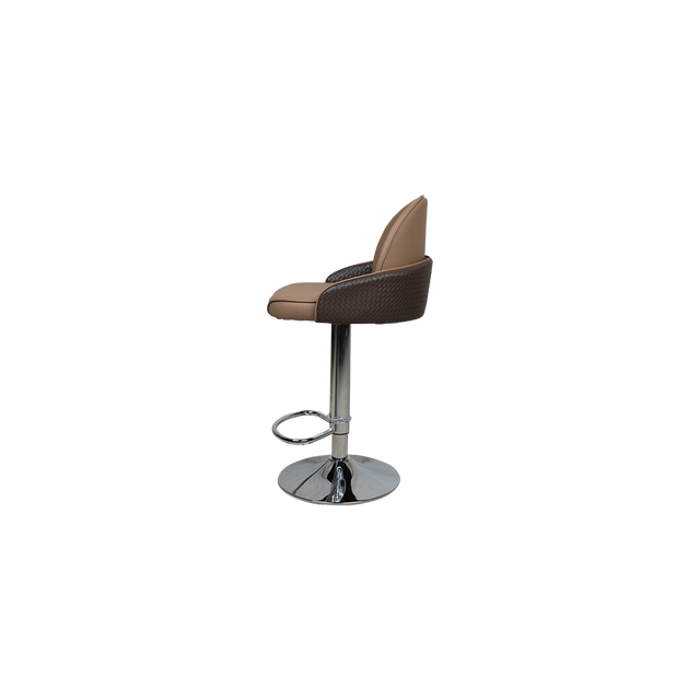 Modern Bar Stool with Chrome Base - H-081