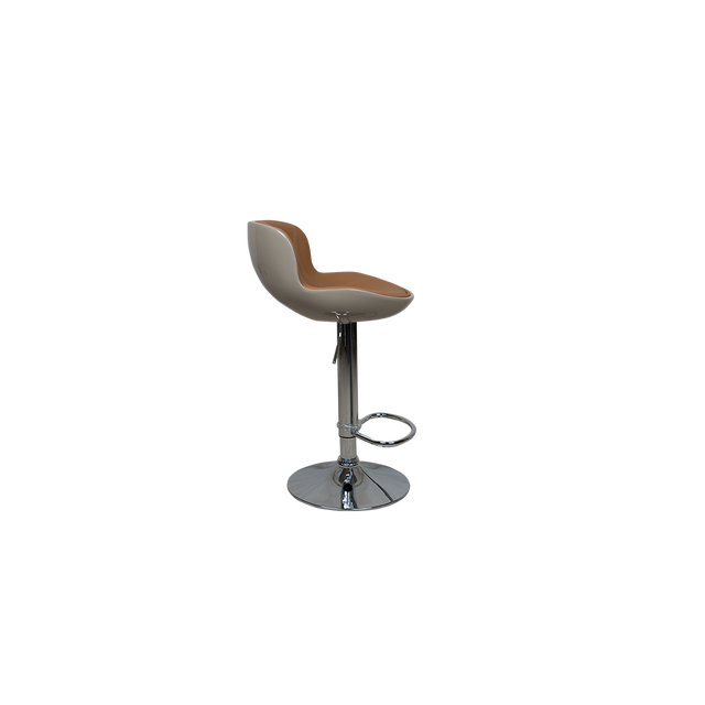 Adjustable Modern Bar Stool with Chrome Base - B29