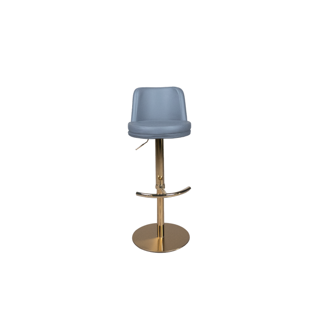 Modern Adjustable Bar Stool with Cushioned Backrest - 2302