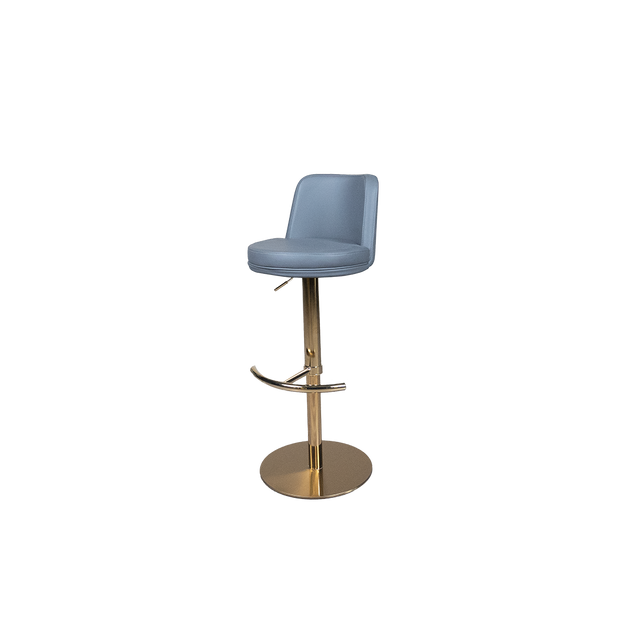 Modern Adjustable Bar Stool with Cushioned Backrest - 2302