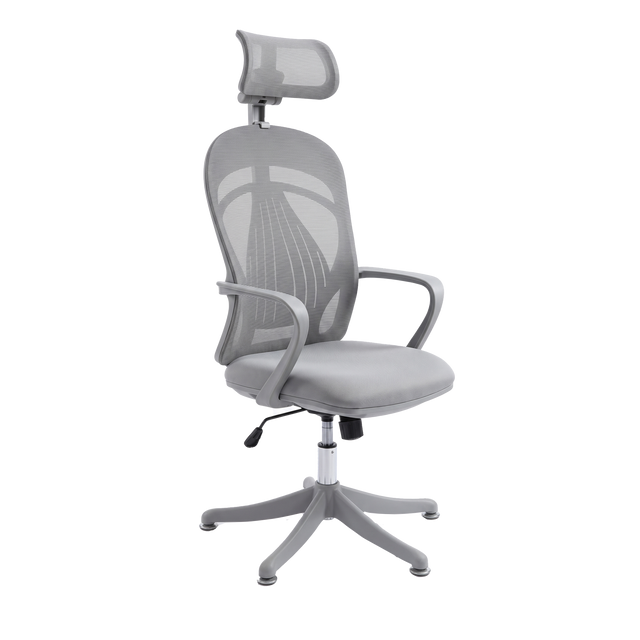 Luna Grey Ergonomic Mesh Chair - 001H