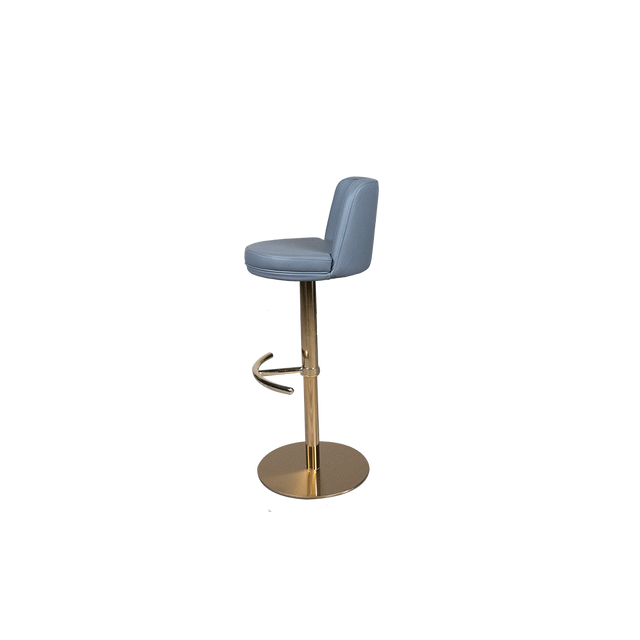 Modern Adjustable Bar Stool with Cushioned Backrest - 2302