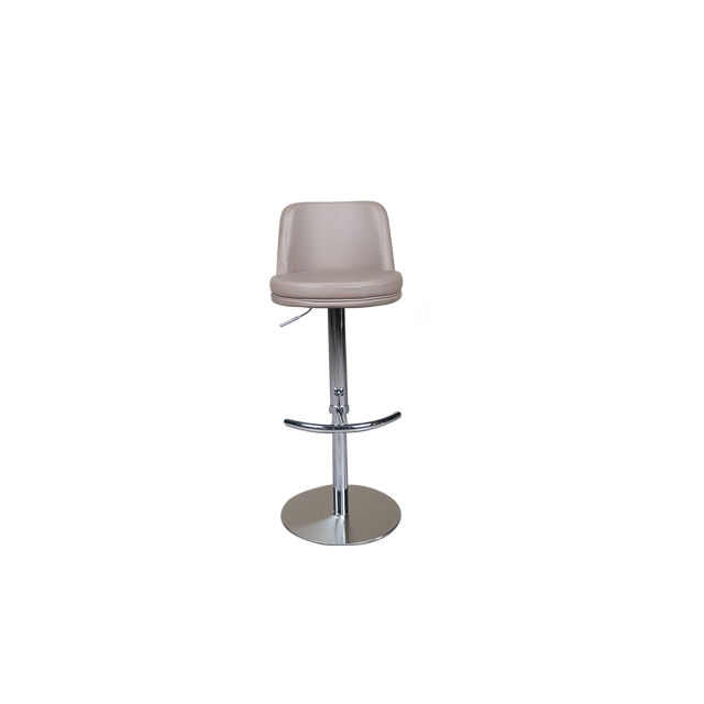 Modern Adjustable Bar Stool with Cushioned Backrest - 2302
