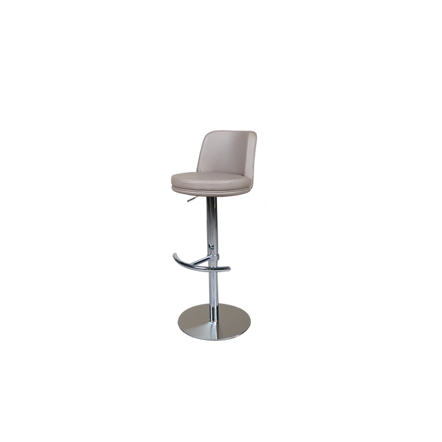 Modern Adjustable Bar Stool with Cushioned Backrest - 2302