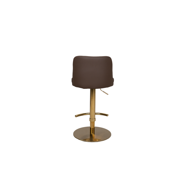 Modern Adjustable Bar Stool with Cushioned Backrest - 2302