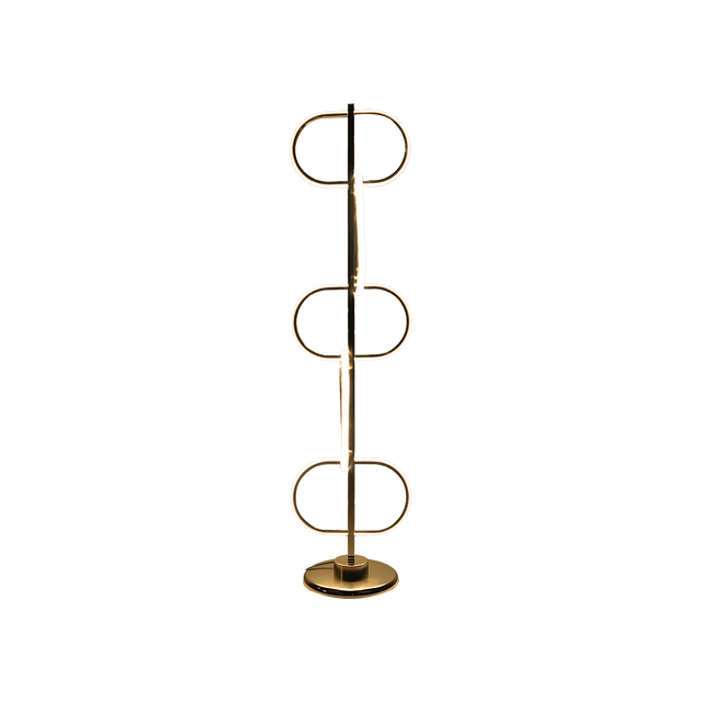 Modern Gold Ring LED Lamp – 7586 - Office Empire