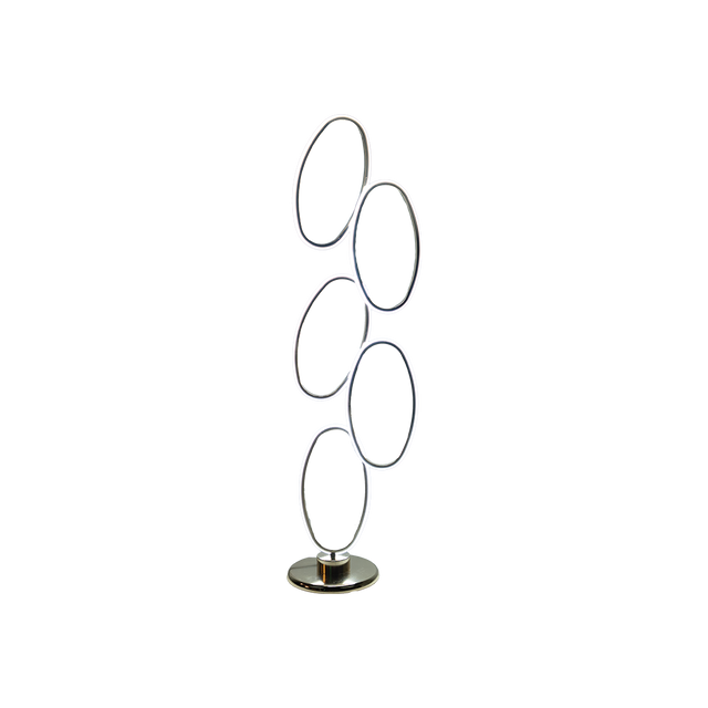 Abstract Gold Ring LED Lamp - 7860