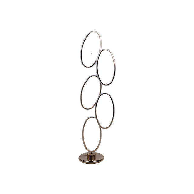 Abstract Gold Ring LED Lamp - 7860 - Office Empire