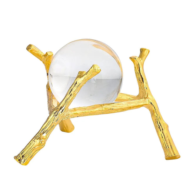 Creative Crystal Ball with Metal Stand