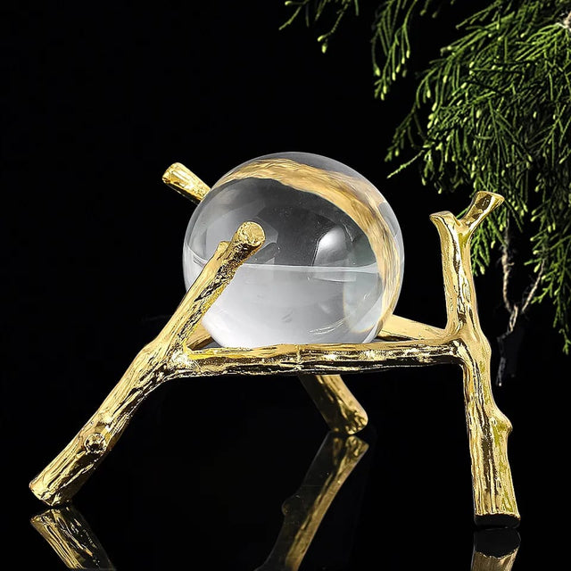 Creative Crystal Ball with Metal Stand