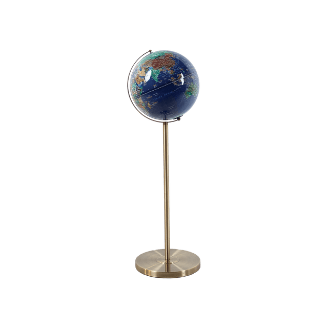 Standing Tall Vintage World Map Display - 128-30 - Office Empire
