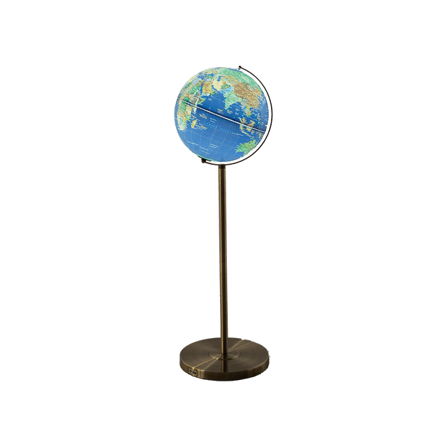 Standing Tall Vintage World Map Display - 128-30 - Office Empire