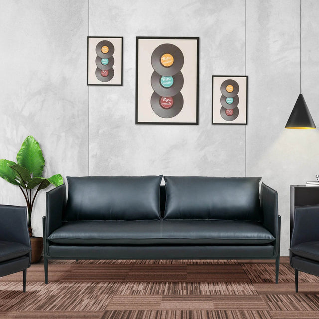 Sofa -193 BLK - Office Empire