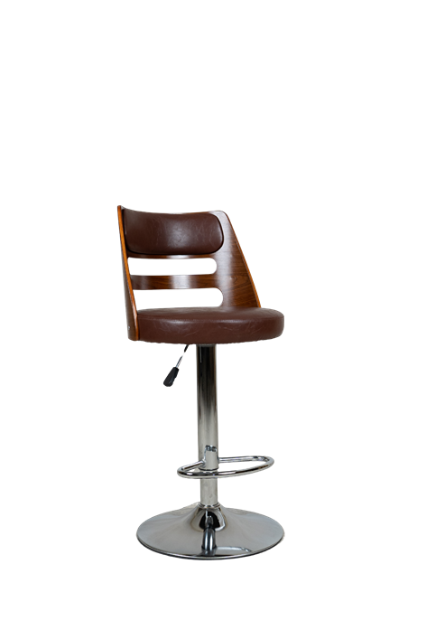 Contemporary Open-Back Bar Stool H1106 - Modern Bar Stools in Pakistan