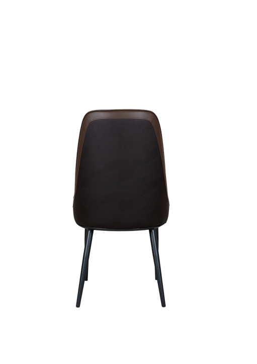 Modern Upholstered Dining Chair with Vertical Stitch Detail - 2520
