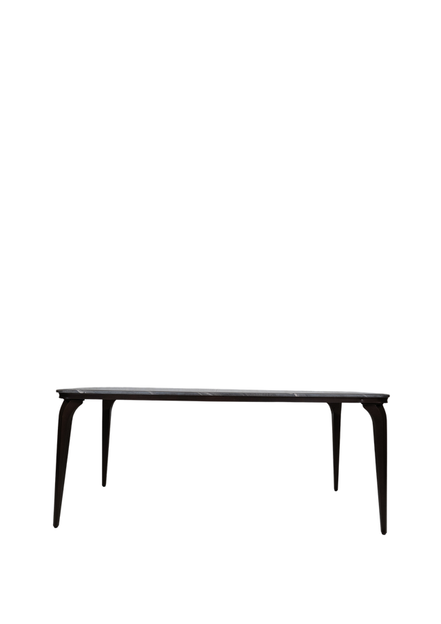 Black Marble Dining Table H170 | Modern Office Furniture Pakistan