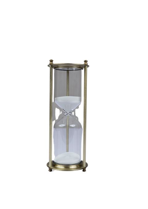 Classic Brass Style Frame Hourglass