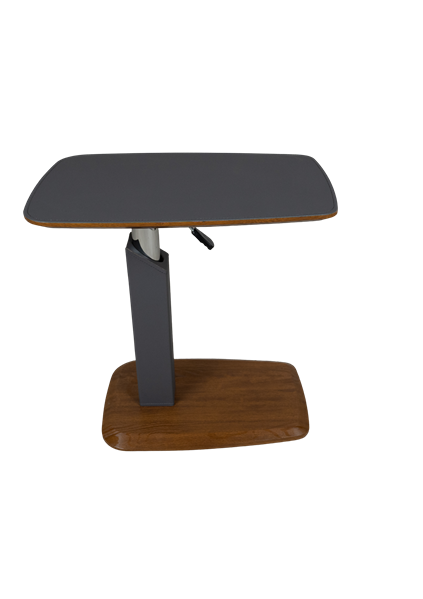 Adjustable Modern Side Table C12-2 with Wood Base