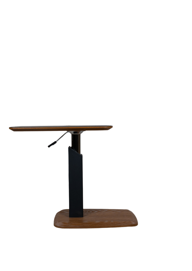 Adjustable Modern Side Table C12-2 with Wood Base