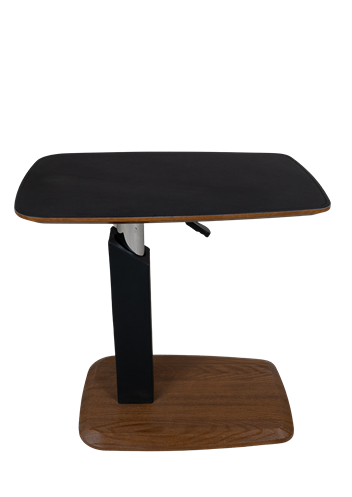 Adjustable Modern Side Table C12-2 with Wood Base