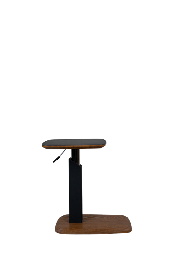 Adjustable Modern Side Table C12-2 with Wood Base