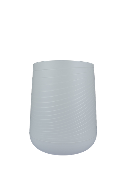 Modern Metallic Swirl Vase - 2217