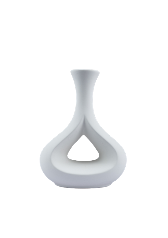 Modern Hollow Center Ceramic Vase – S-9
