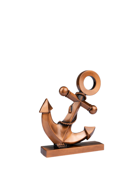 Metal Nautical Anchor Decor