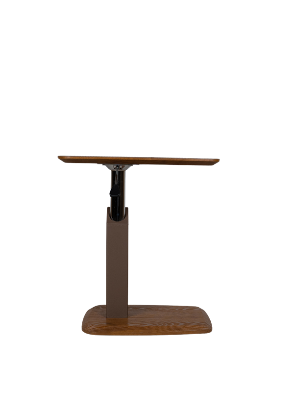 Adjustable Modern Side Table C12-2 with Wood Base