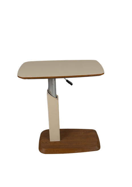 Adjustable Modern Side Table C12-2 with Wood Base