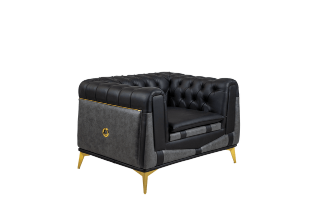 Sofa - Vintage BLK - Office Empire