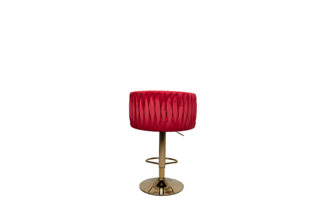 Luxury Velvet Bar Stool with Gold Base - 1 BL37