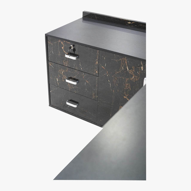 Table - Black Marble - Office Empire