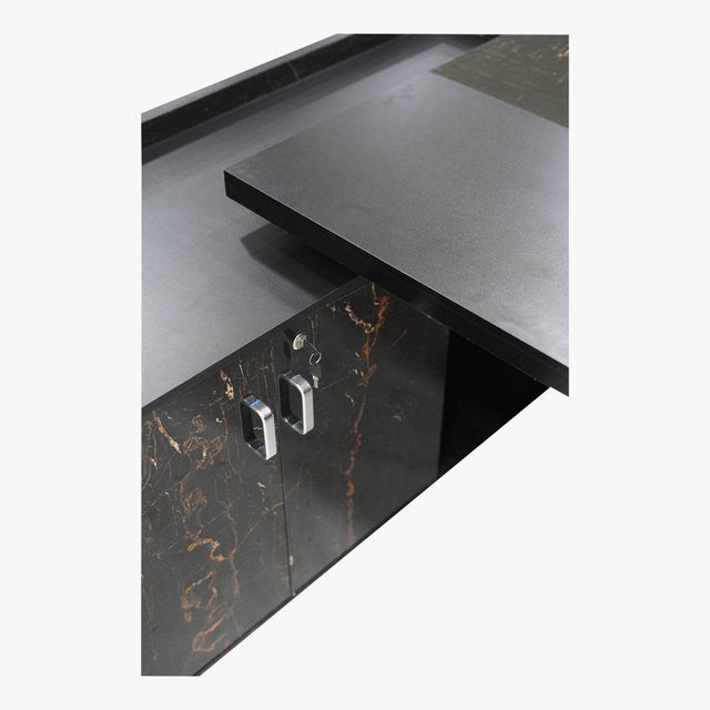 Table - Black Marble - Office Empire