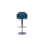 Luxury Adjustable Bar Stool with Padded Backrest - 758