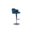 Luxury Adjustable Bar Stool with Padded Backrest - 758
