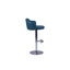 Luxury Adjustable Bar Stool with Padded Backrest - 758